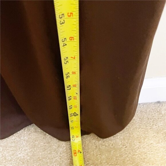 🤤✨Tanya Taylor Mocha Chocolate Brown Marla Long Sleeve Maxi Slit Dress 🤤✨ - Picture 6 of 13